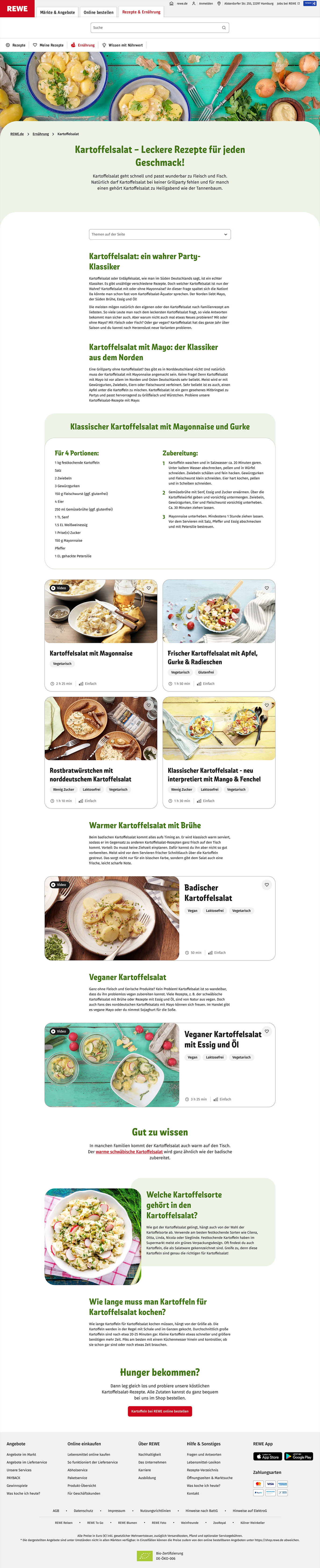 REWE Digital - Rezepte & Ernährung